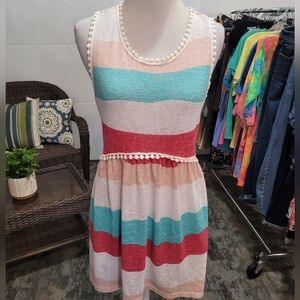 Striped tunic top
